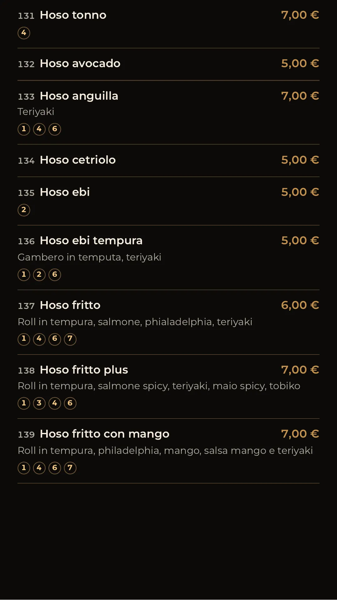 Menù completo, pagina 12 di 32